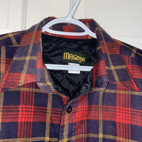 Men’s Light Quilted Shacket Barn Utility Chore Jacket Plaid Size XL - Picture 3 of 9